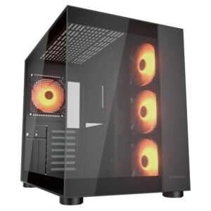 Gabinete Gamer Cougar Fv150 RGB Black